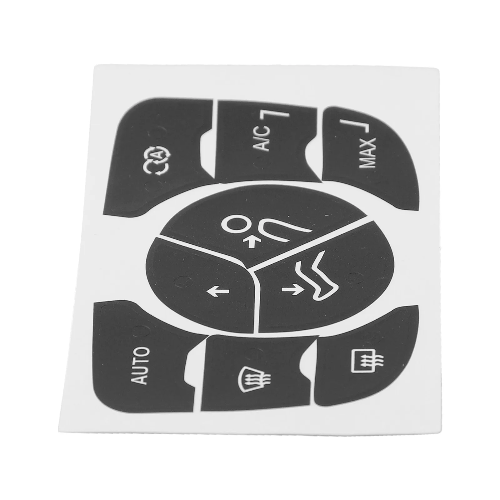 Repair Kit for AC Control Buttons on For C4 2014 2018 Featuring Vinyl Decal Stickers for Effective Restoration