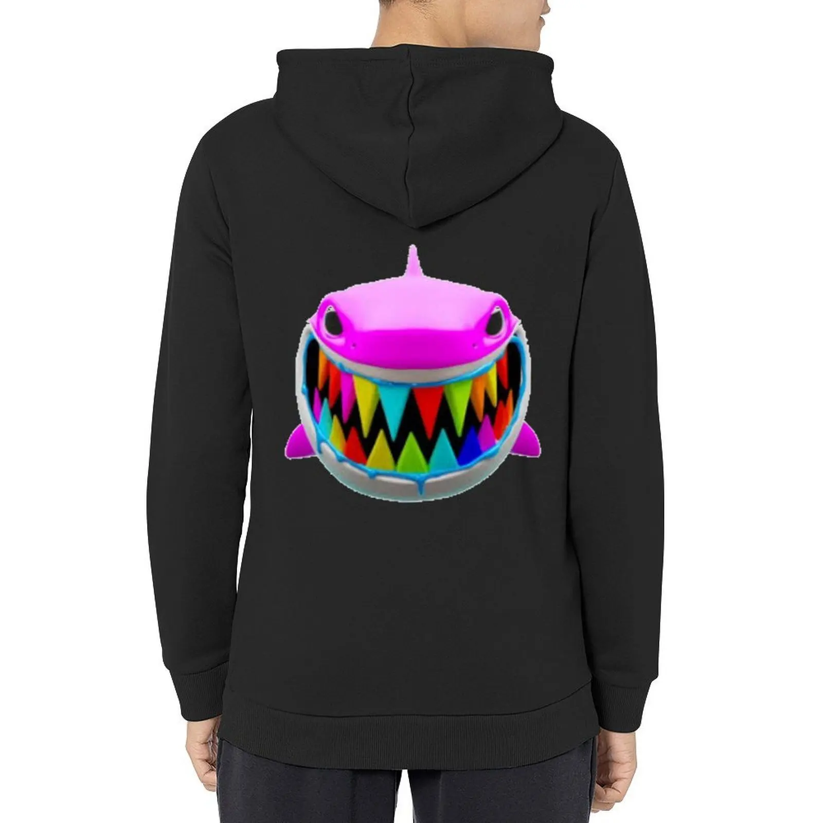 

Rainbow Troll Shark (Pink) Hoodie autumn new products autumn men wear mens clothes hoodie streetwear