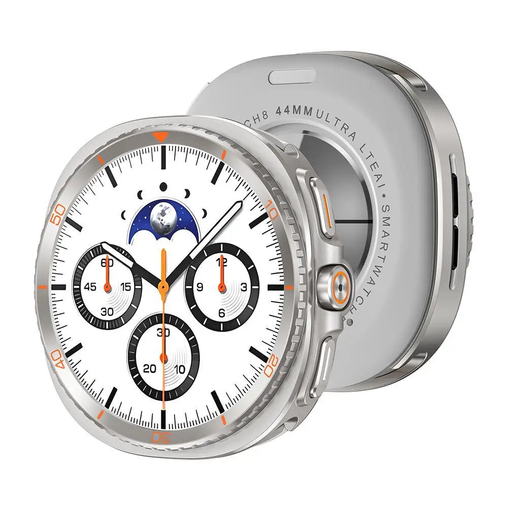 

Metal Case For Samsung Watch 8 Ultra 47mm Case Full Coverage Protective Cover For Galaxy Watch 8 Hard Frame Watch Accessories