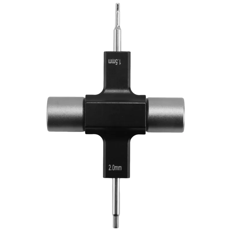 Clé Quad M5 avec outil de roulement unidirectionnel intégré, tournevis 1.5Mm/2Mm, moteur d'hélice de libération pour Drone de course RC FPV Durable
