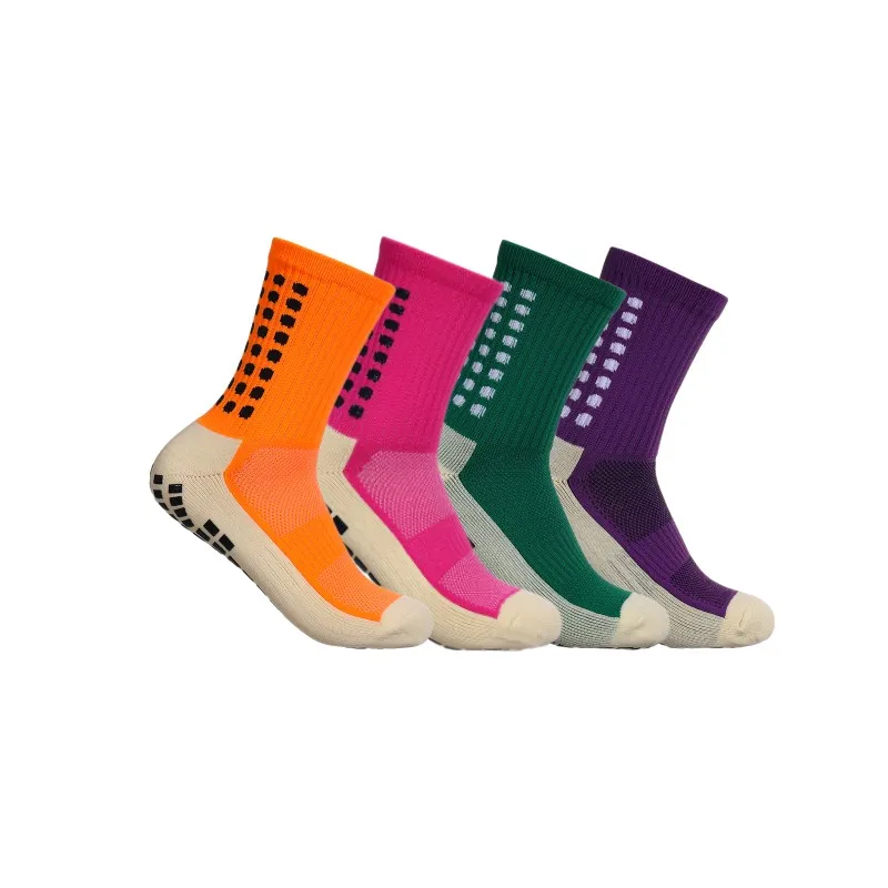 4 Paar Nieuwe Antislip Voetbalsokken Honkbal En Badminton Buitensporten Voor Heren En Dames