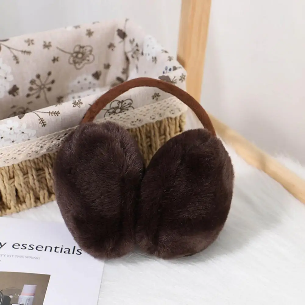 2025 Faux Rabbit Ear Muffs Fur Solid Color Winter Ear Caps Fuzzy Winter Warm Earmuffs for Women Plush Ear Covers 귀마개 ohrenwärmer