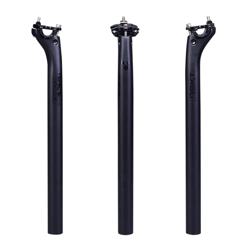 RaceFace Next Fahrradlenker-Sets aus schwarzem, mattem Carbonfaser, erhöhter oder flacher Lenker, Sattelstütze, Vorbau für Mountainbike-Kits – Detail 9