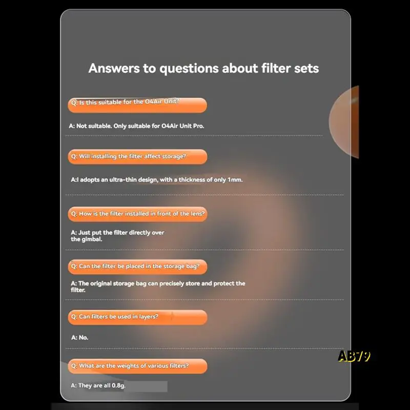 Kit Filter untuk DJI O4 Air Unit Pro ND 8/16/32/64 Perlindungan Filter Tahan Minyak dan Anti Gores untuk Lensa Drone