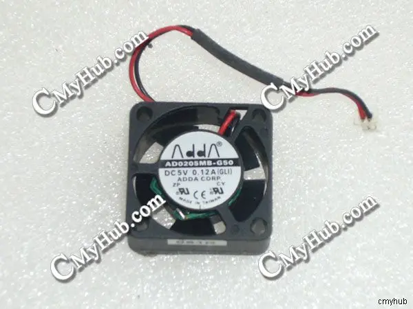 For ADDA AD0205MB-G50 DC5V 0.12A GLI GL DC5V 0.12A 2510 25X25X10MM 2pin Cooling Fan AD0205MB-G50 (GL) AD0205MB G50