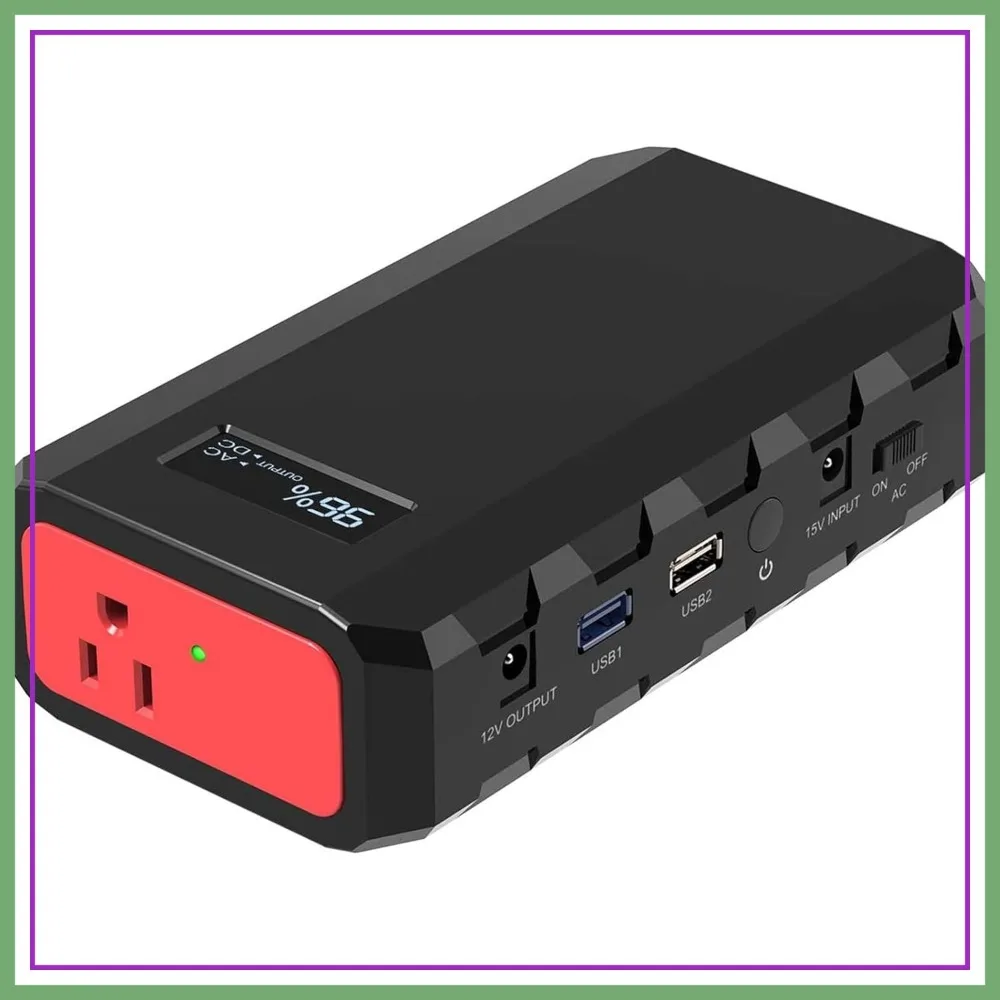 

24000mAh Portable Power Bank with AC Outlet, 88.Wh Laptop Charger, Power Station for Home Backup Outdoor Emergency
