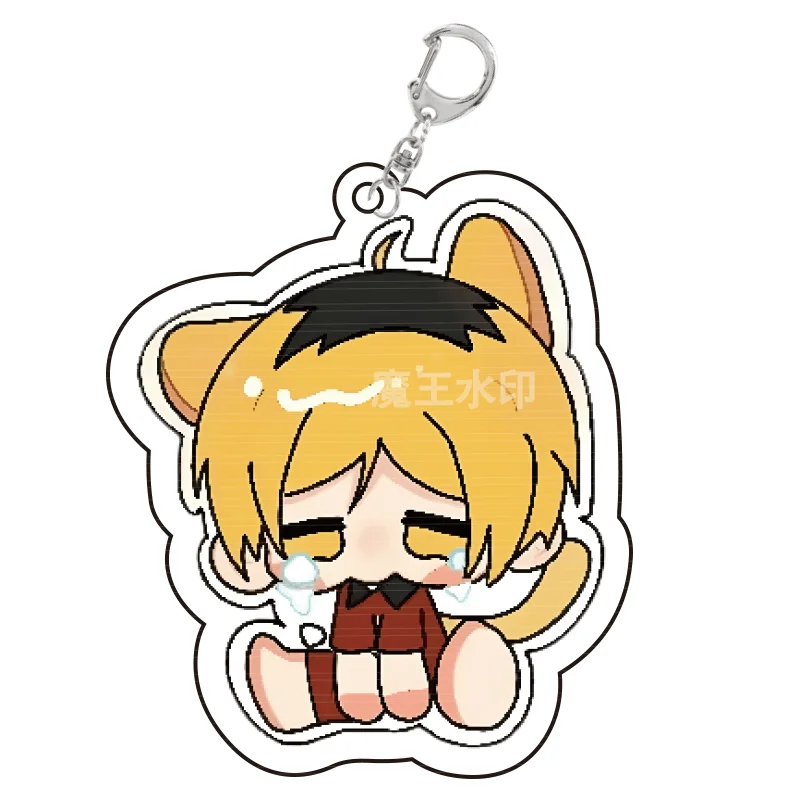 

Game Haikyuu!! Oikawa Tooru Kozume Kenma Cosplay Double-faced Backpack Pendant Acrylic Cute Keychain Q Edition Ambitus