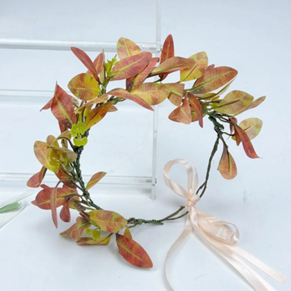 Vibrant Tropical Flower Headdress with Silk Blooms for Beach Vacation Luau Party Summer Festival Outdoor Gathering and Event