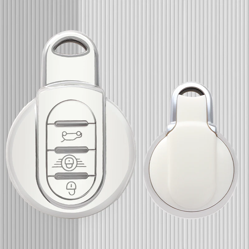 For BMW Mini Cooper F55 F56 F57 F54 F60 JCW Clubman Countryman Soft TPU Car Remote Key Case Cover Shell Fob Accessories