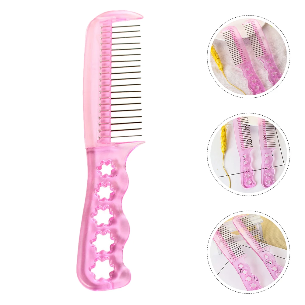 

4Pcs Steel Combs Professional Hair Styling Combs Anti Static Smoothing Steel Tooth Hair Comb Set