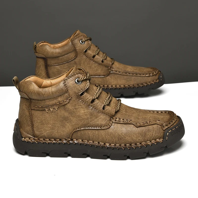 

In Autumn Winter Hand Sewn Soft Soled Soft Faced Outdoor Hiking Boots That Are Casual Breathable Comfortable Warm