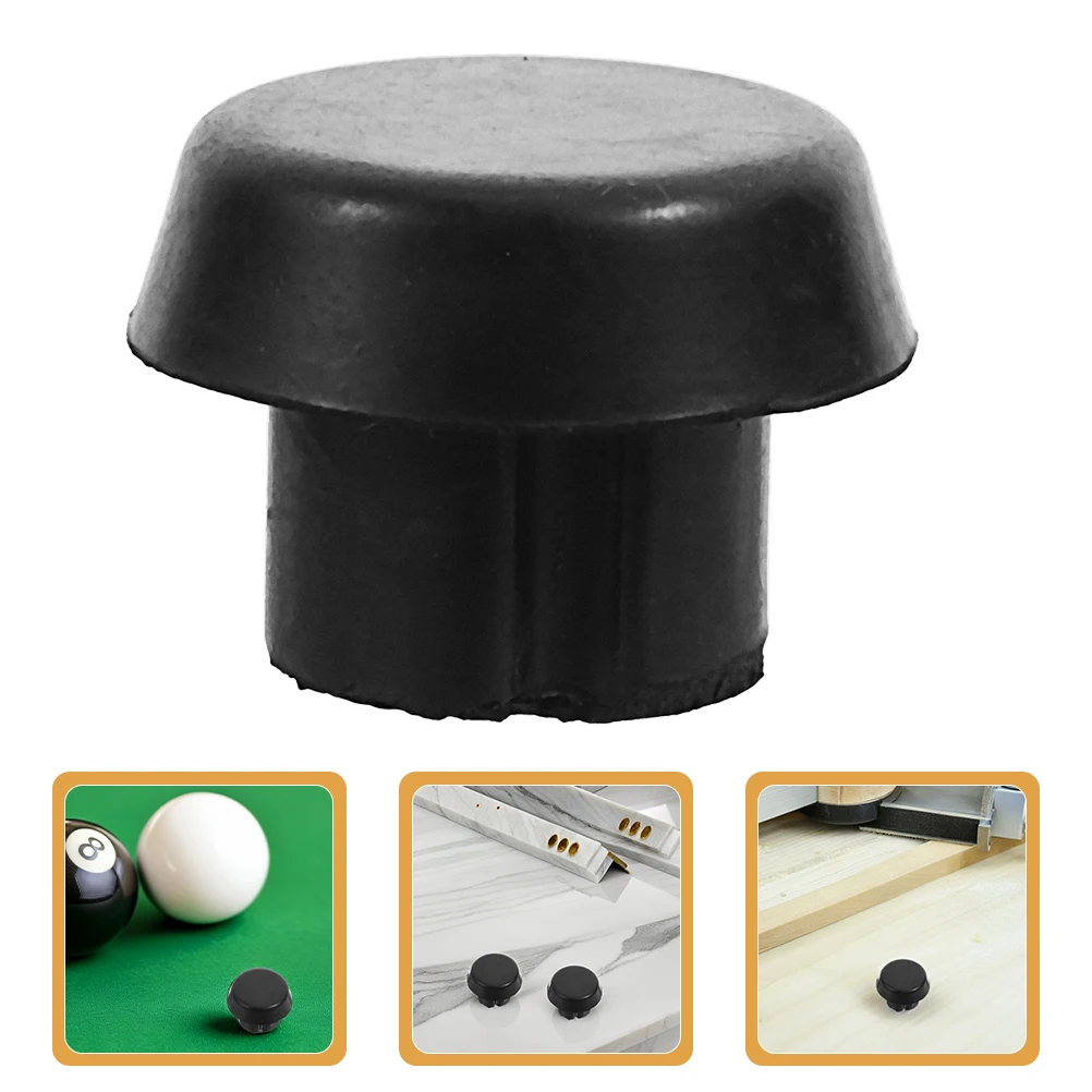 

5pcs Billiard Tail Covers Pool Cue Bottom Protection Accessories Durable Replacement Tips For Billiards Club Home Use Pool Table