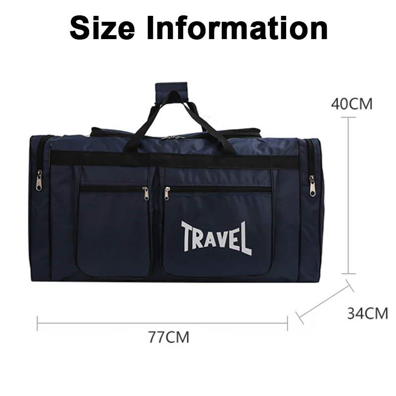 Oxford Waterproof Men Travel Bags Hand Luggage Big Travel Bag Business Large Capacity Weekend Duffle Travel Bag Fitness Bag