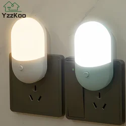 Lampada da comodino luce notturna EU US Plug LED Night light AC 85V-265V lampada da camera da letto regalo per bambini lampada da notte carina per corridoio WC