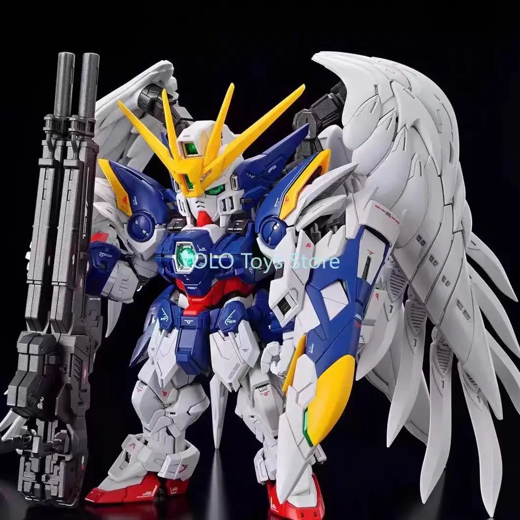 

В наличии MGSD XXXG-00W0 Wing Gundam Zero EW 1/100, бренд Bandai, новая коллекционная модель, подарок