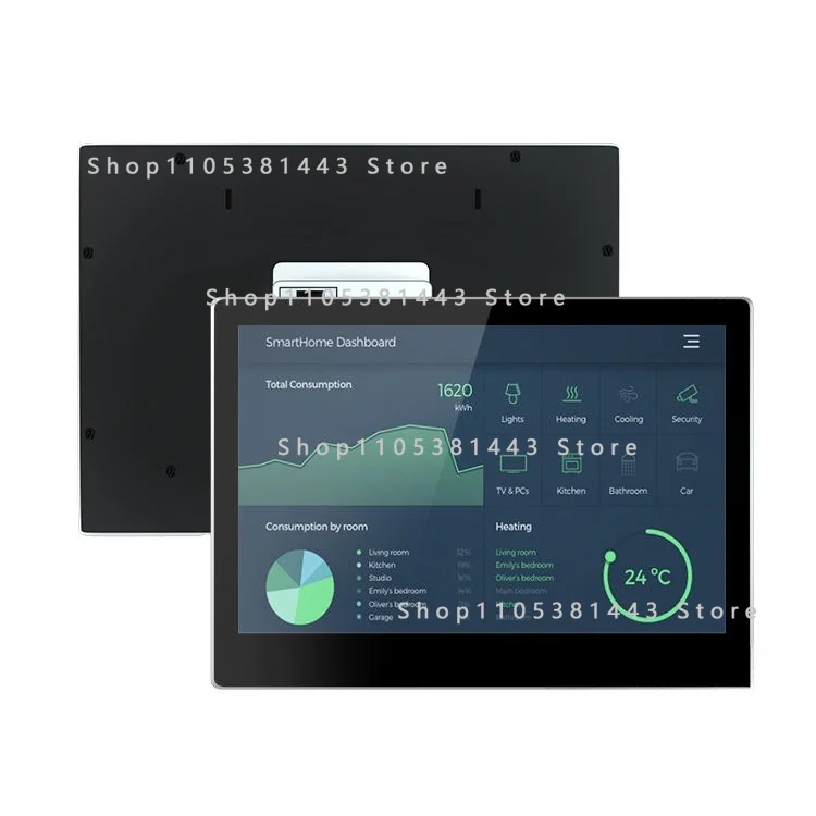 

10 Inch IPS Touch Screen Landscape Display Android AIO POE Tablet Inwall Mount Smart Home Automation