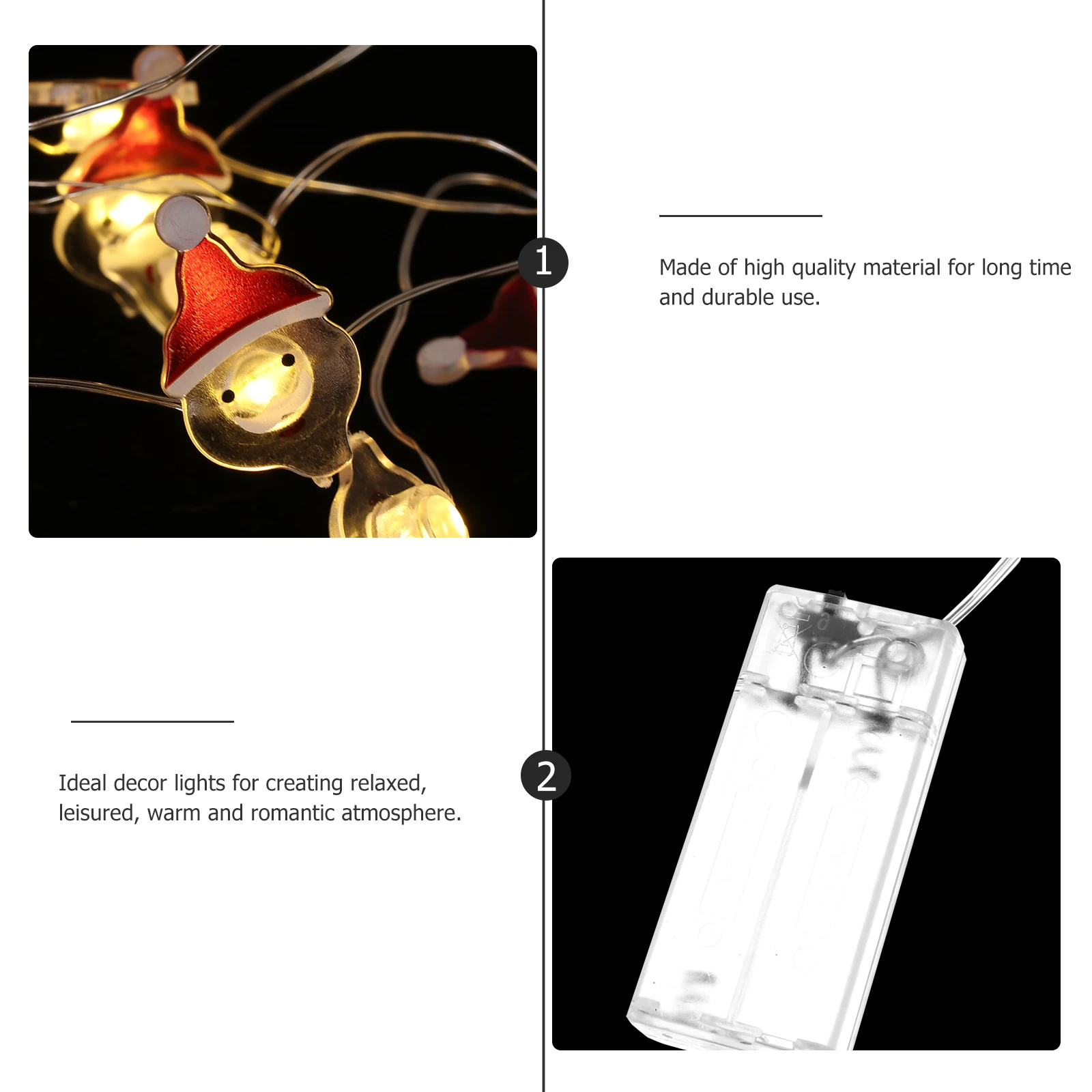 

Christmas LED String Lights Copper Wire Xmas Lamps for Party Home Office Hotel Warm Atmosphere Holiday Lighting Decor
