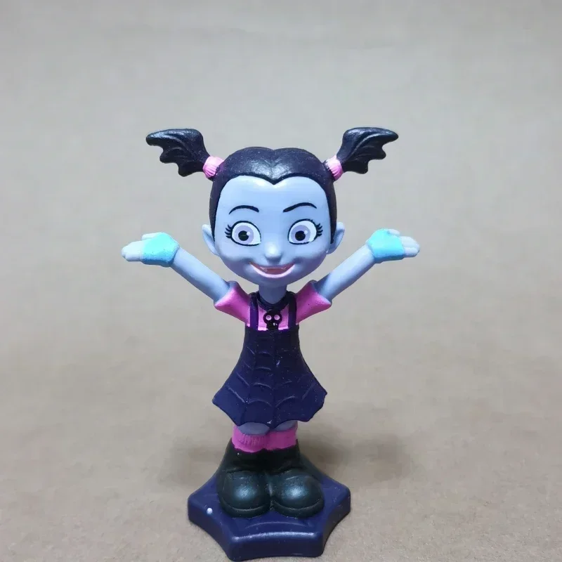 Disney Vampirina Hauntley Vampire Girl Action Figures Cute Canine Teeth Doll Desktop Decoration Collectible Toys Children Gifts