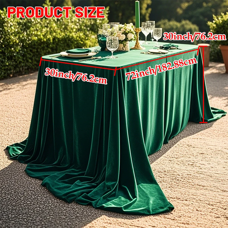 

Polyester elastic table cover modern minimalist banquet tablecloth hotel conference rectangular 90 * 132 inch velvet tablecloth