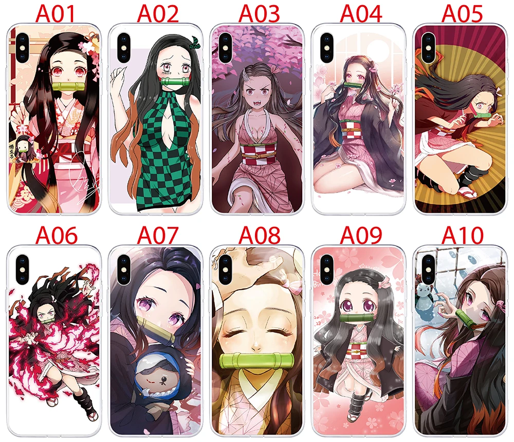 2023 New Soft TPU Ultimate Demon Slayer Kamado Nezuko Phone Case For ZTE Nubia Red Magic 7 7S 8 Pro Plus 6R 6 5S 3 2 5G