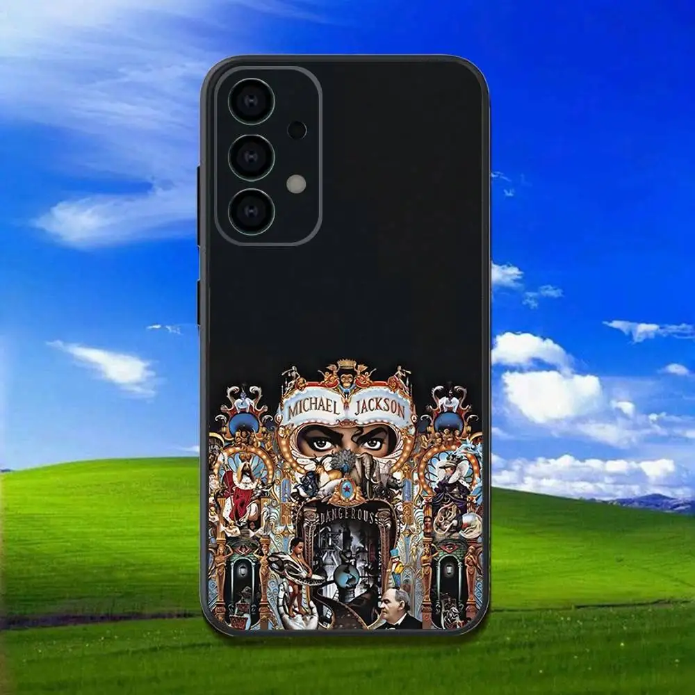 Singer M-Michael J-Jackson Phone Case For Samsung Galaxy A13,A21s,A22,A31,A32,A52,A53,A71,A80,Soft Black Shell