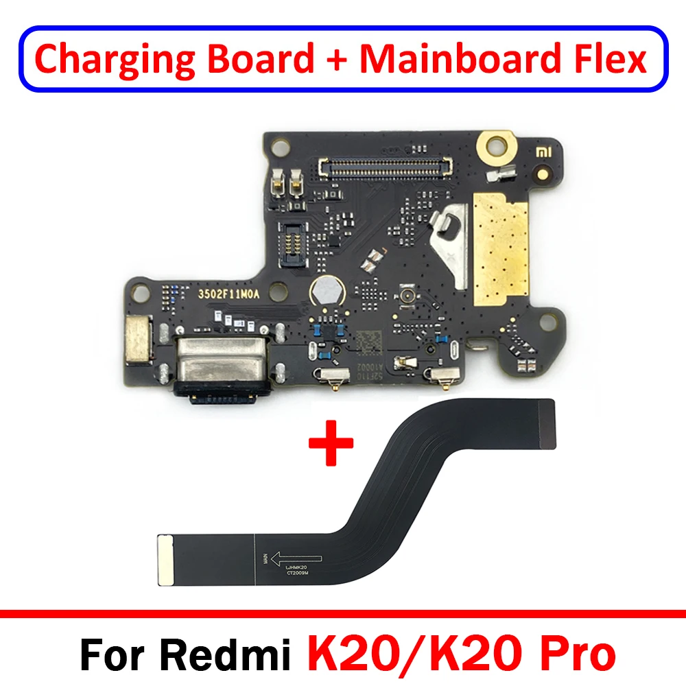 ل Xiaomi Redmi K20 Pro Dock شاحن USB شحن سريع ميناء موصل مجلس الكابلات المرنة ل Xiaomi Mi 9T Pro