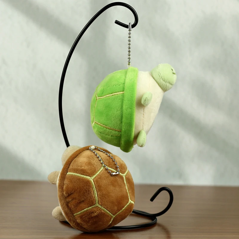 1PC Charm Cute Turtle Plush Keychain Cartoon Turtle Design Bag Hanging DIY Accessories Valentine's Day Fashion Gifts