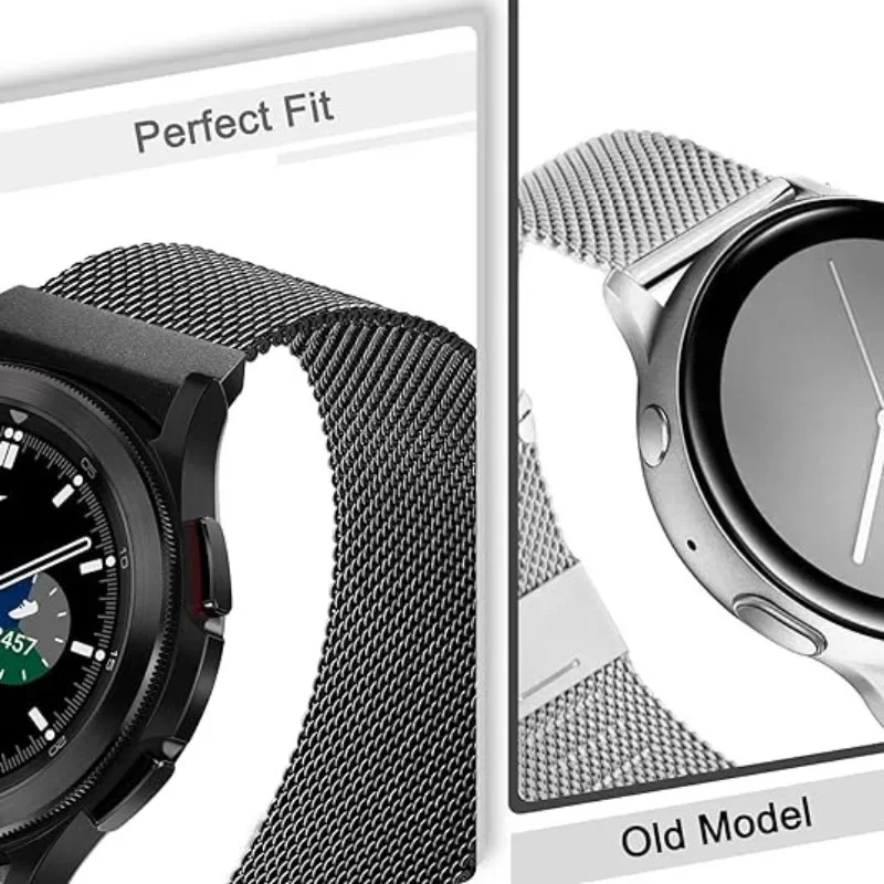 Metal Magnetic Loop Strap For Samsung Galaxy Watch 4 5 6 7 40mm 44mm/Watch 4 6 Classic 42/46mm 43/47mm/5 Pro 45mm Band Bracelet