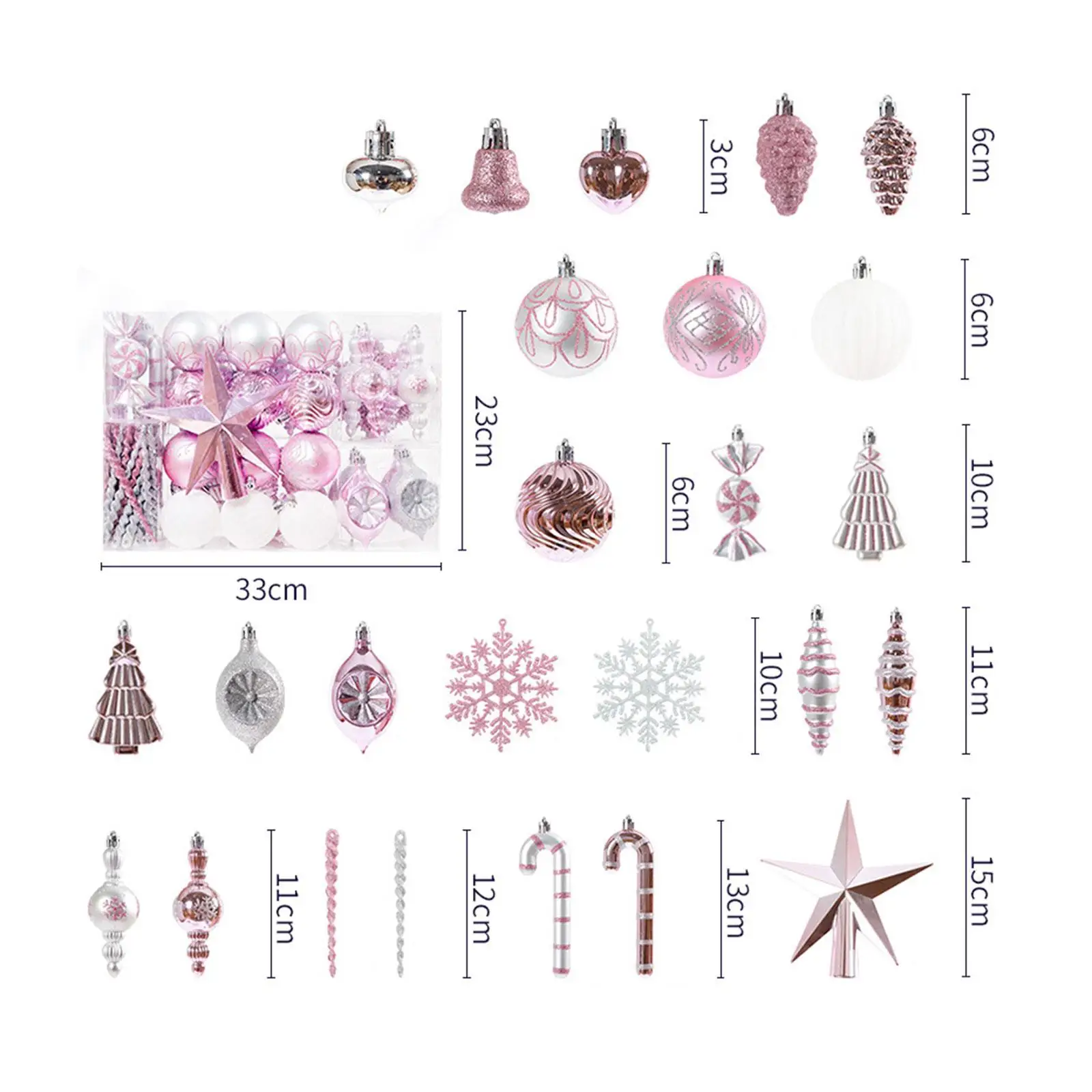 88x شجرة عيد الميلاد توبر شجرة عيد الميلاد زينة الحرف عيد الميلاد الحلي الزخرفية لمهرجان الزفاف عطلة جارلاند المنزل