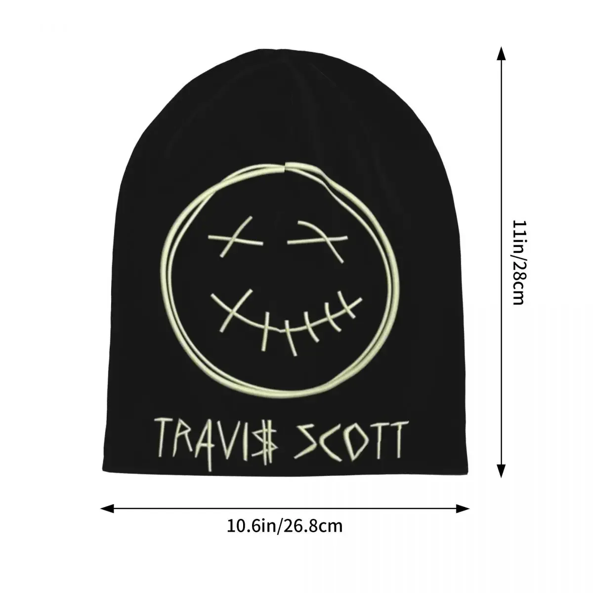 Cactus Jack Travis Scott X Mc Warm Knitted Cap Hip Hop Bonnet Hat Autumn Winter Outdoor Beanies Hats for Men Women Adult