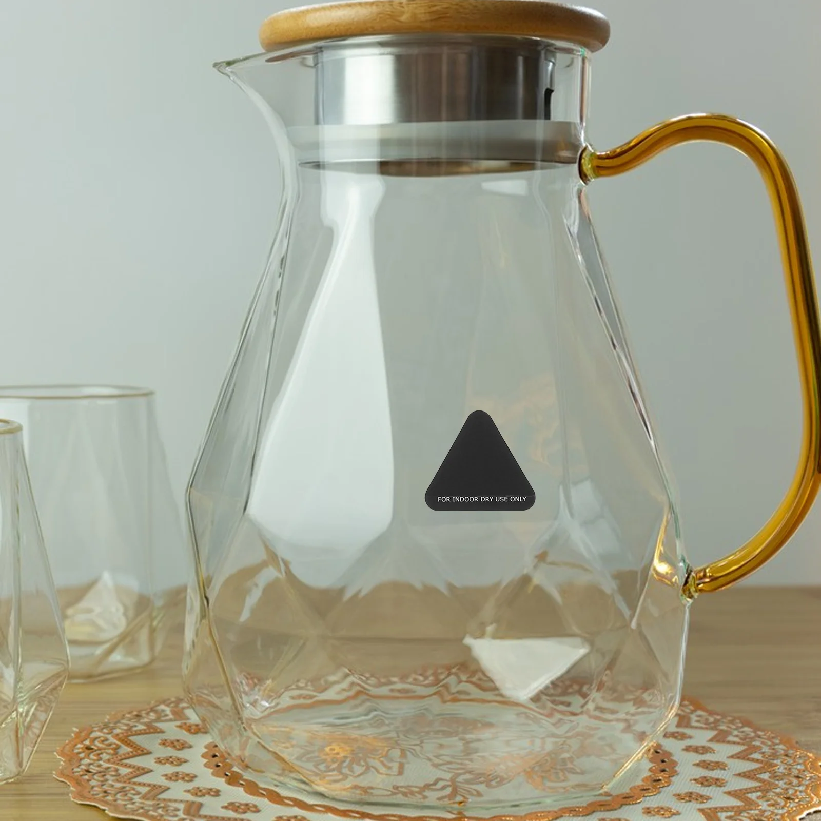 30 peças adesivos termocrômicos adesivos duráveis para chaleiras e itens de alta temperatura etiquetas de advertência de lâmpada de calor sinal seguro à prova d'água