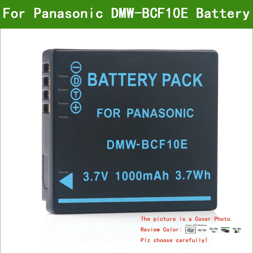 ¿Por qué elegir la batería y cargador DMW-BCF10 CGA-S/106B S/106C para tu cámara Panasonic FT2 y FT3?
