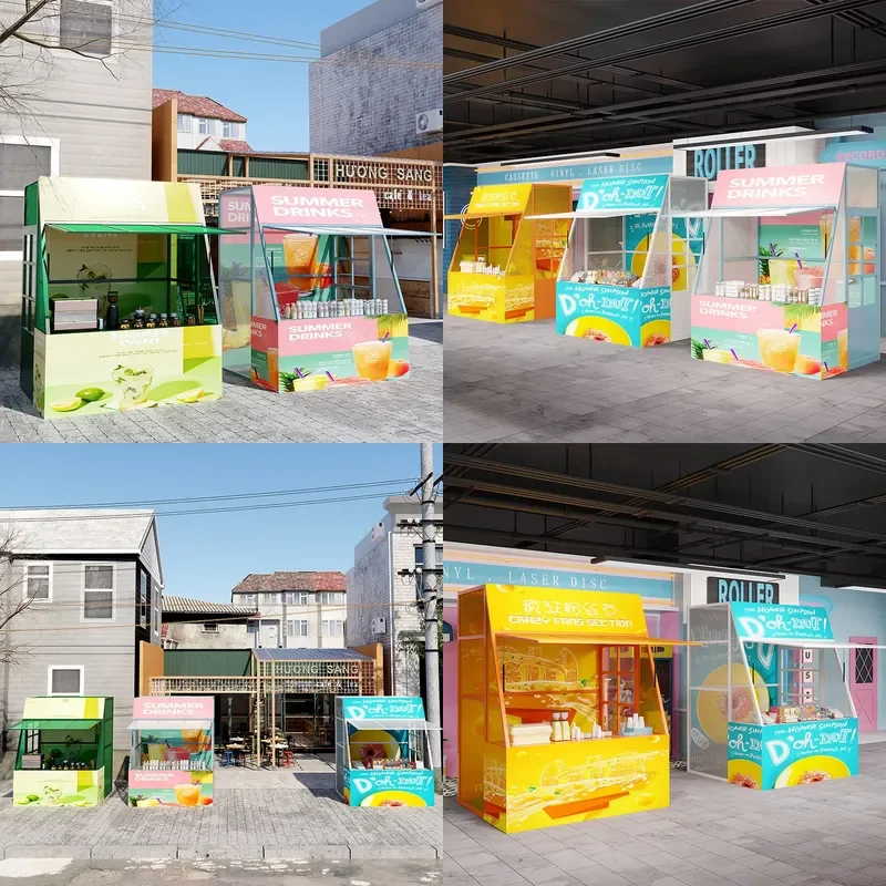 For Commercial Stall Display Rack Iron Market Food Festival Shopping Mall Scenic Outdoor Promotion Activity Shelf Durable