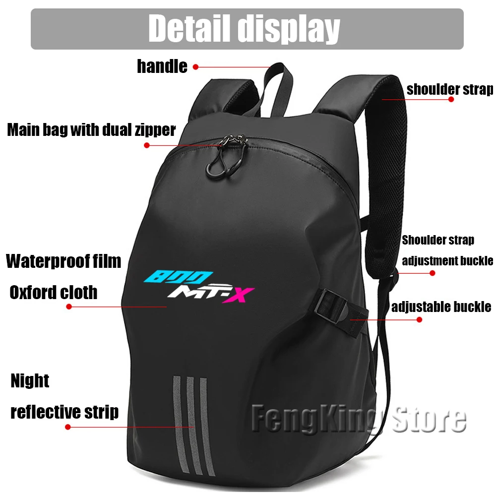 Per CFMOTO 800MT-X 800 MT-X 800MTX 800mt-x Knight zaino borsa per casco moto attrezzatura da viaggio impermeabile e di grande capacità