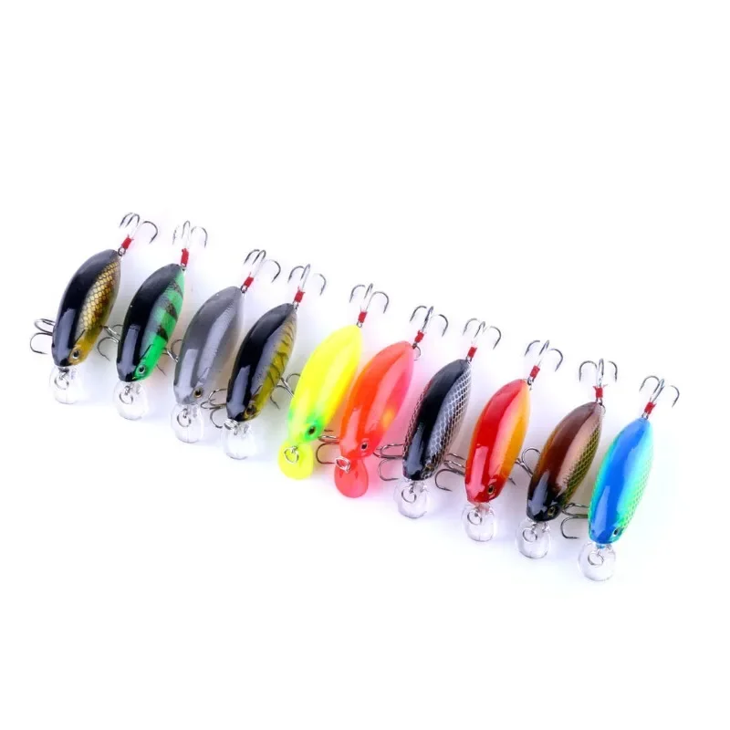 2018 New fishing gear sea fishing Luya feather rock bait simulation bait batch 10 colors Fishing good helper