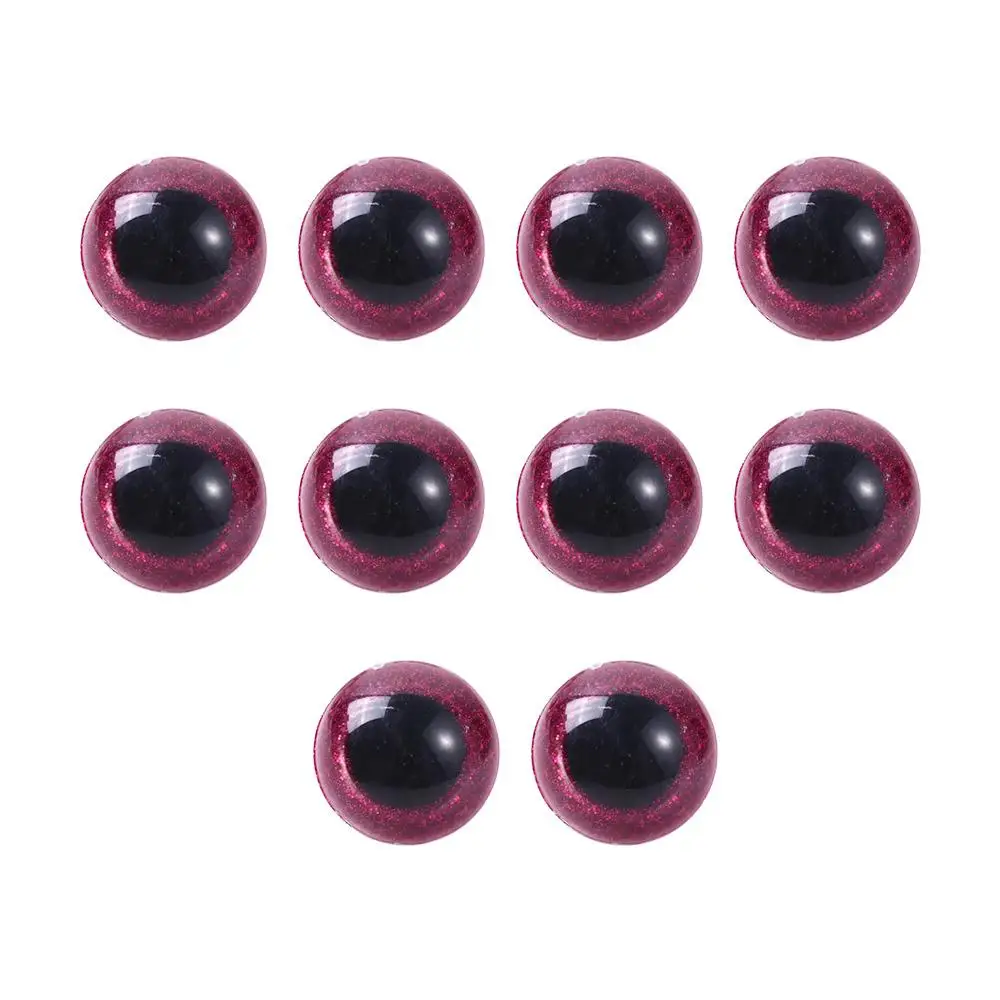 Doll Eyeballs Stuffed Toys Plastic Safety Eyes 14/16/18/20/22mm 3D Doll Eyes 3D Glitter Eyes Plush Toys Eyes Doll Making Eyes