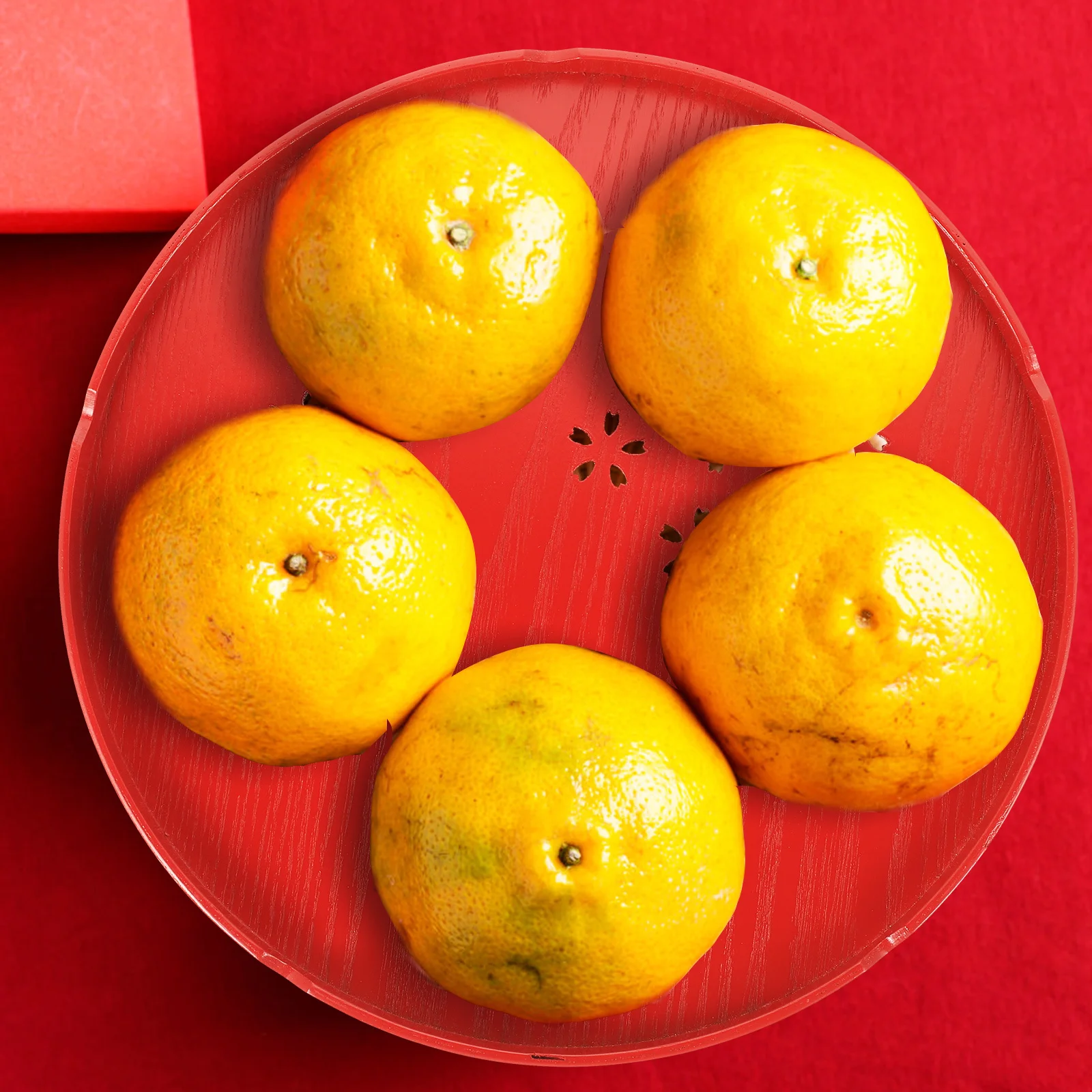 

Wood Snack Tray Premium Decorative Dessert Serving Plate Multipurpose Food Tray for Home Party Catering