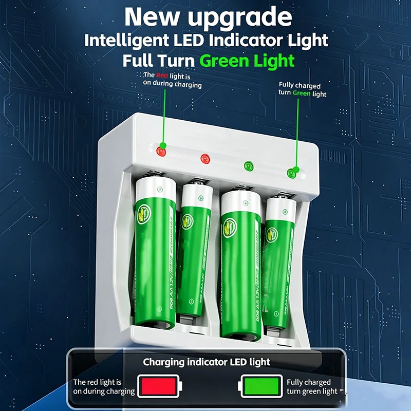 Koshare Smart Battery Charger With LED Display