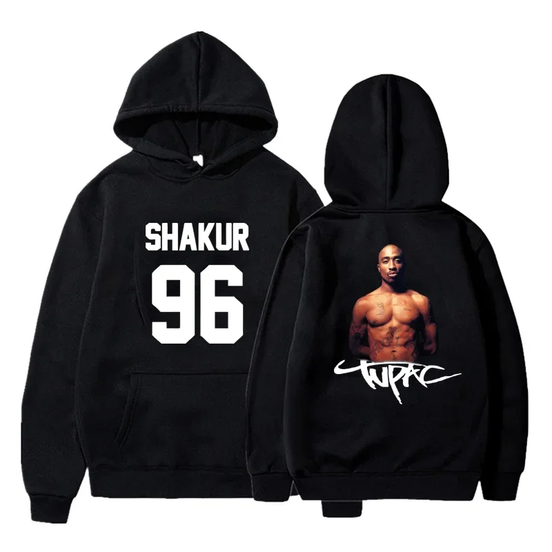 Gangsta Rap 2Pac Hoodie Men Fashion Coat Casual Hoodies Kids Hip Hop Gangsta 2Pac Tupac Shakur Hoodie Sweatshirt Women