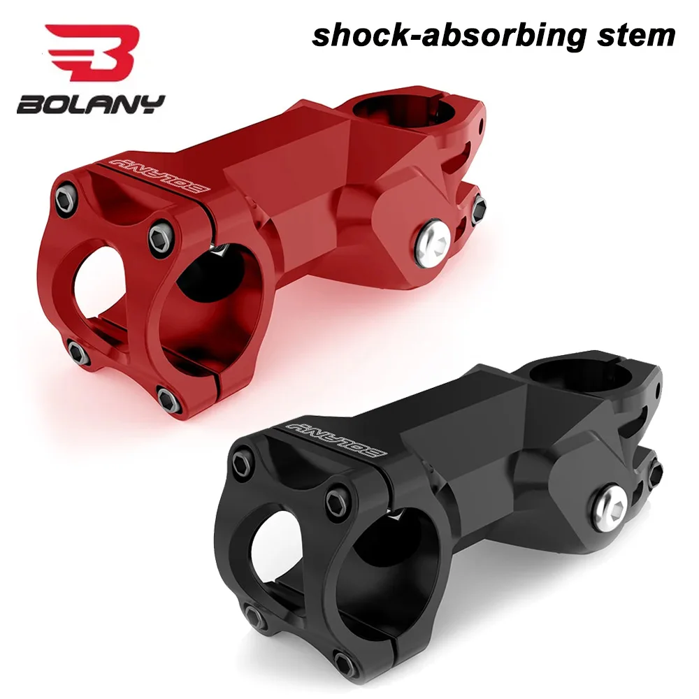 

BOLANY Mtb Bicycle handlebar stem shock absorber 140mm adjustable bicycle stem 31.8 aluminum alloy long bicycle suspension stem