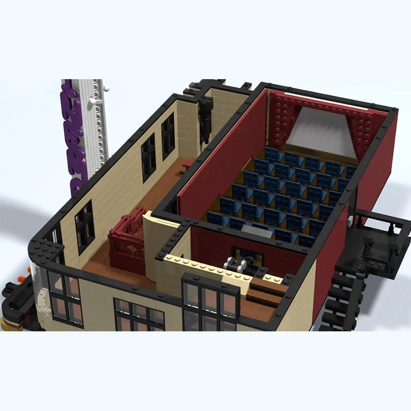 6776pcs MOC Cinema Modular Buildings Building Blocks Christmas Gift Inspires Unlimited Creativity Building Set