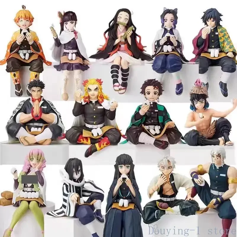 بانداي حقيقية بانبريستو شيطان القاتل أنيمي الشكل Tomioka Giyuu نموذج لجسم جمع لعبة هدية أنيمي نموذج لجسم لعبة