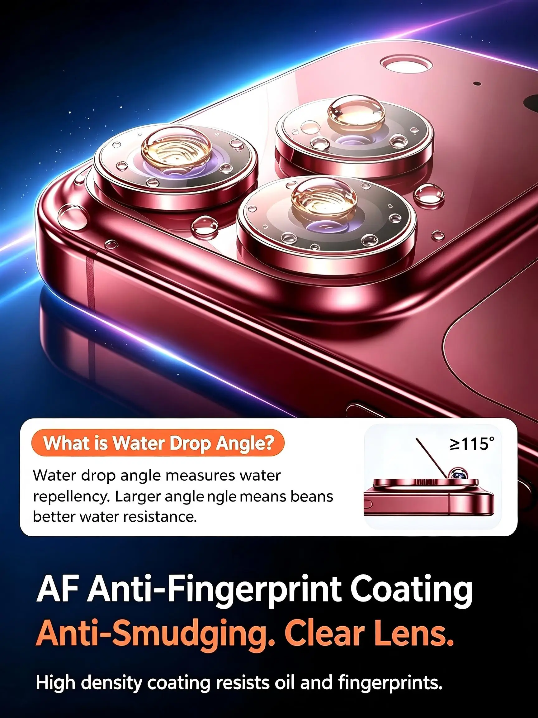 Präzise Passende Kameralinsenschutzfolie für iPhone 18 Pro / 18 Pro Max, Gehärtetes Glas, Klarer Kratzfester Schutzfilm – Detail 3