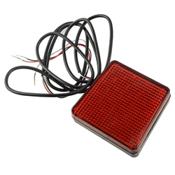 Car Rear Bumper Diffuser Real Red Brake Light Lamp Fit for Infiniti Q50 2020 2019 2018