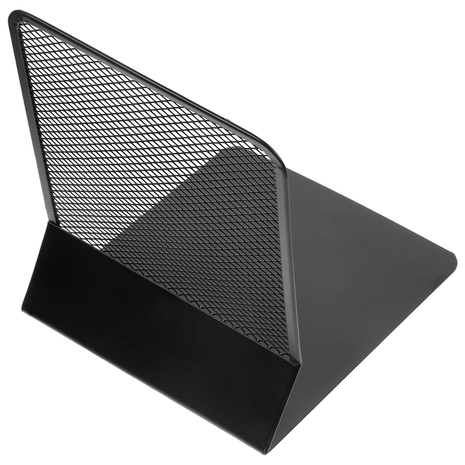 Book Stand Bookshelves Holders Metal End Black Reading Rack for Heavy Books DVDs Neat Upright Display Storage