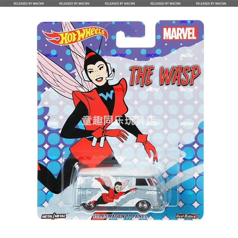 Stock-Hot Wheels Vintage Culture de divertissement Ant-Man Hulk édition féminine modèle de voiture en alliage petit jouet de véhicule T1 populaire
