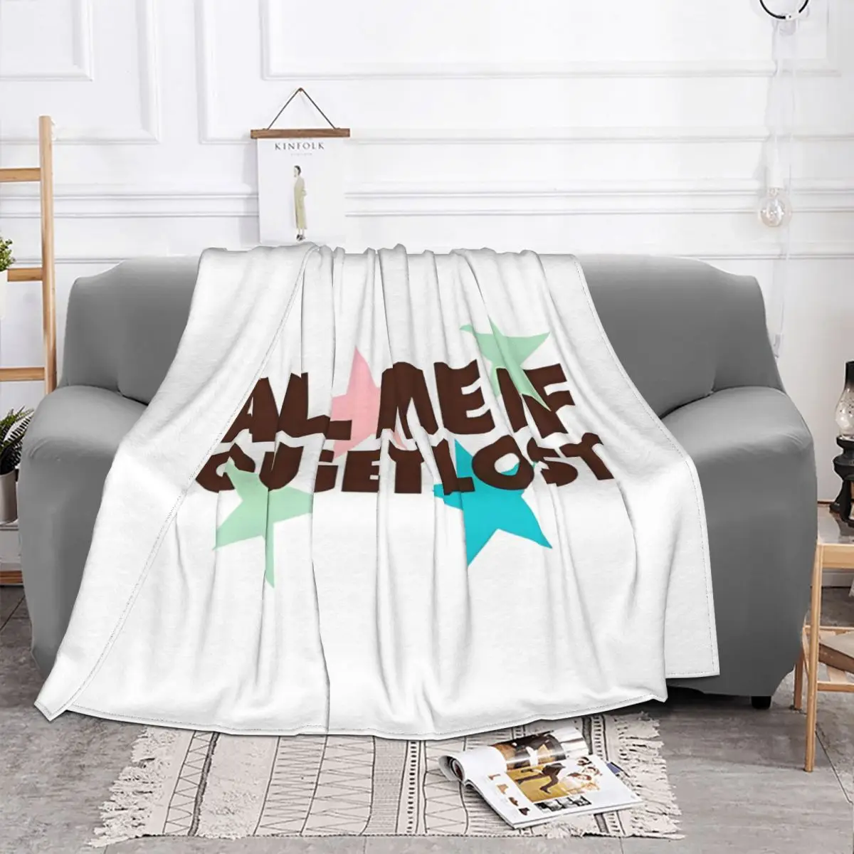 Call Me If You Get Loss Blanket Cover Flannel Throw Blankets Bedroom Sofa Printed Soft Warm Bedspreads