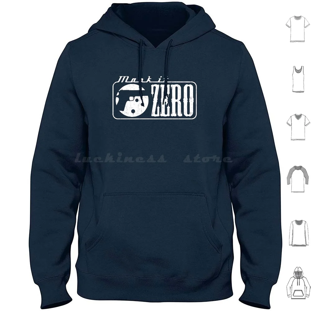 Mark It Zero Hoodie Cotton Long Sleeve Dustbrain Dustbrain Design Big Lebowski The Dude The Dude Abides Mark It Zero