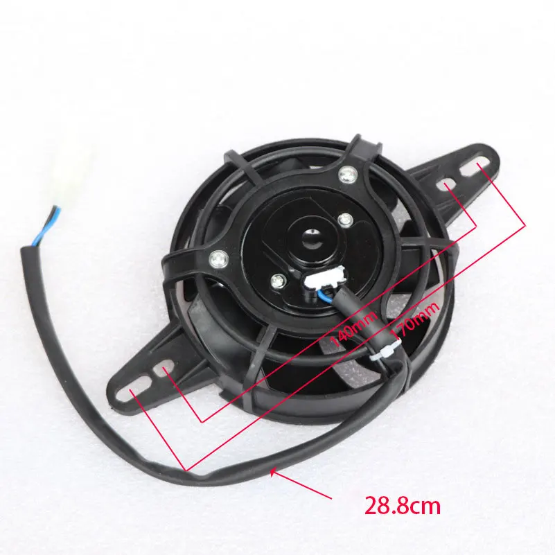 Motorcycle Radiator Engine Cooling Fan Oil Cooler For Most NC250 150cc Water Cooled 4-wheel ATV UTV Quad Go Kart Pit Dirt Bike