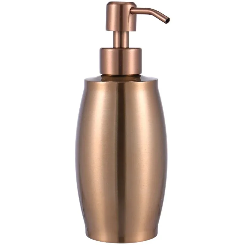350ML Soap Dispenser 304 Stainless Steel Refillable Bathroom Shampoo Dispen for Kitchen Sink Dishes Detergent Storage Bottle